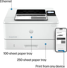 Load image into Gallery viewer, HP LaserJet Pro 4001n Wired Black & White Laser Printer (2Z599F)