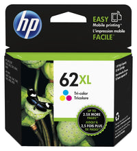Load image into Gallery viewer, HP 62XL Tri-color High Yield Ink Cartridge, (C2P07AN)