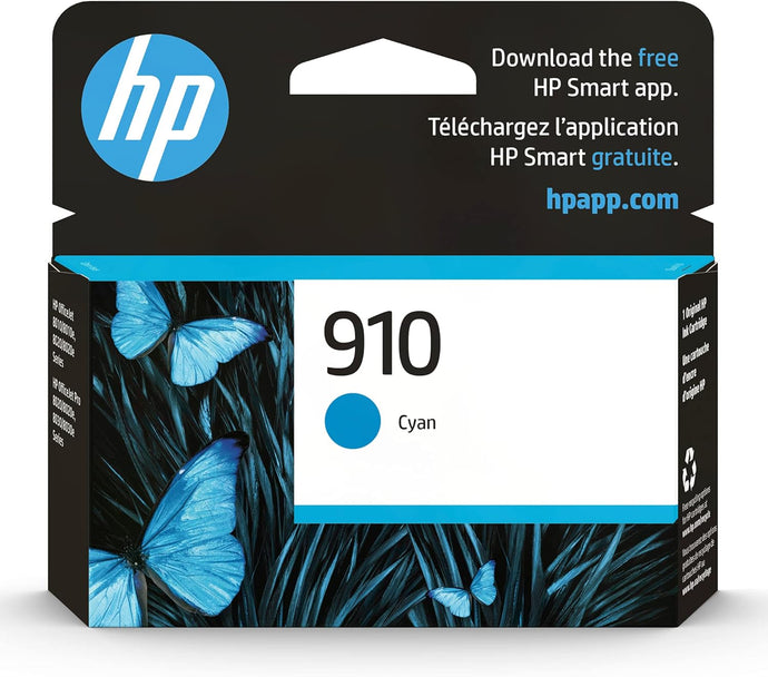 HP 910 Cyan Standard Yield Ink Cartridge (3YL58AN)
