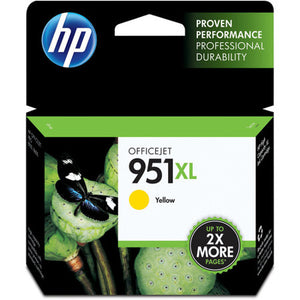 HP 951XL Yellow High Yield Ink Cartridge, (CN048AN)