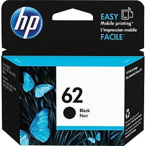 HP 62 Black Ink Cartridge, (C2P04AN)