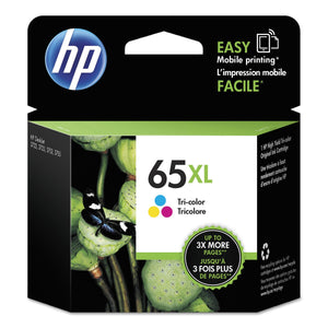 HP 65XL Tri-color High-Yield ink cartridge (N9K03AN)