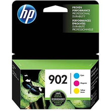 Load image into Gallery viewer, HP 902 Cyan/Magenta/Yellow 3-Pack Ink Cartridge Combo, (T0A38AN)

