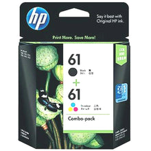 Load image into Gallery viewer, HP 61 Ink Cartridge Combo Pack, Cyan, Magenta, Yellow, Black CR259FN
