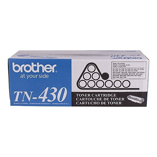 Brother TN 430 Black Toner Cartridge, Standard