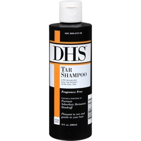 Dhs Solublized Coal Tar Extract Fragrance Free Shampoo - 4 Oz