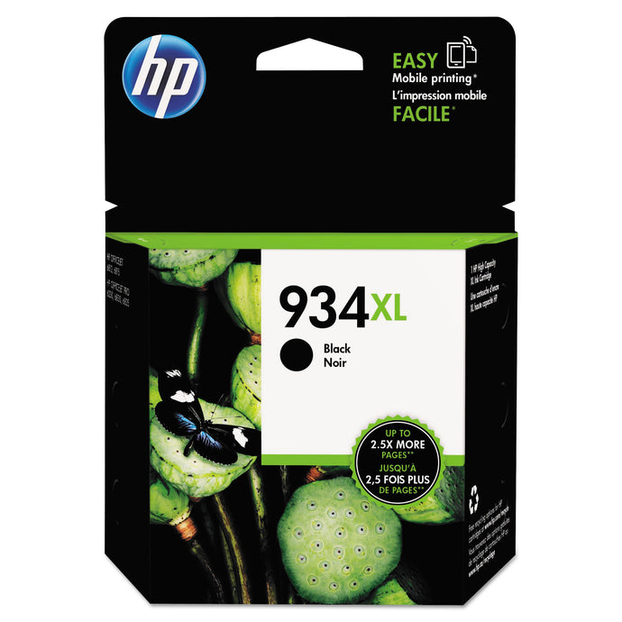 HP 934XL High-Yield Ink Cartridge Black (C2P23AN)