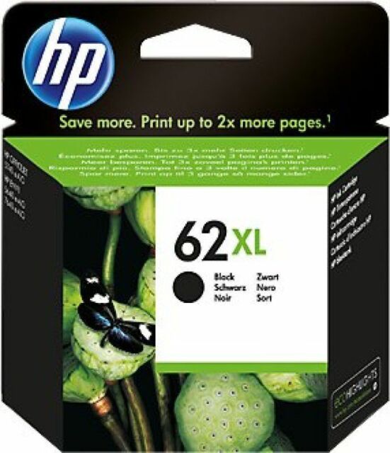 HP 62XL Black High Yield Ink Cartridge (C2P05AN)
