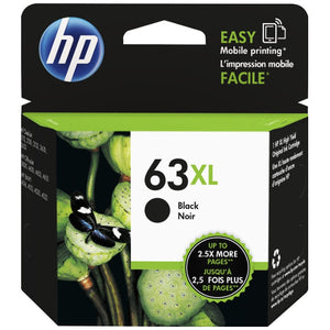 HP OfficeJet 3833 Ink Cartridge - HP 63XL High Yield Black Original Ink Cartridge, F6U64AN#140