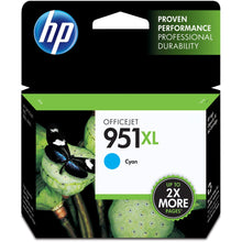Load image into Gallery viewer, HP 951XL Cyan High Yield Ink Cartridge, (CN046AN)

