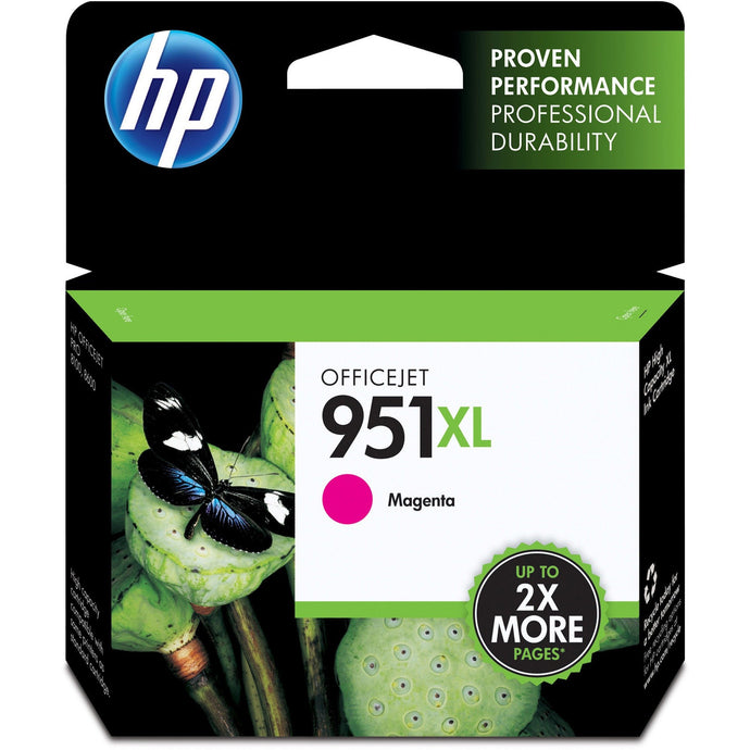 HP 951XL Magenta Ink Cartridge, (CN047AN)
