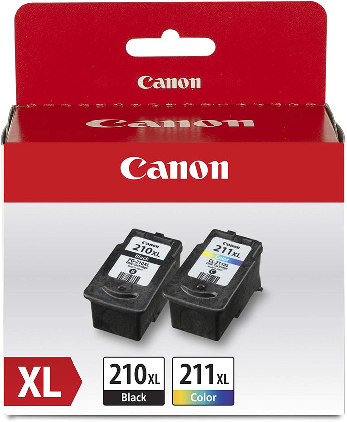 Canon PG 210 XL / CL-211 XL Value Pack Ink Cartridge, Cyan/Magenta/Yellow/Black - 2-pack
