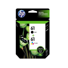 Load image into Gallery viewer, HP 61 Black &amp; Tri-Color Ink Cartridges 2pk, (CR259FN)
